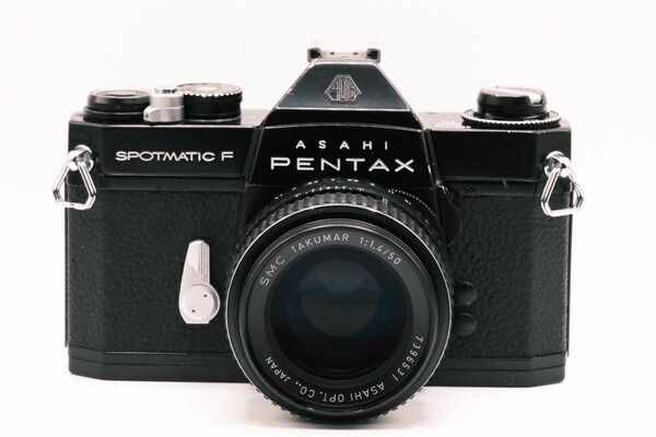 PENTAX SPF ブラック & SMC Takumar 50mm F1.4 ペンタックス　フィルム一眼レフ　スーパータクマー