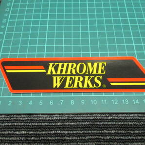 ★送料全国一律：185円★ KHROME WERKS/クロームワークス ステッカー (ハーレー/パン/ナックル/ショベル/エボソフテイル/チョッパー/の画像1