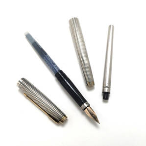 PARKER パーカー #75 万年筆 スターリングシルバー コンバーター付の画像9