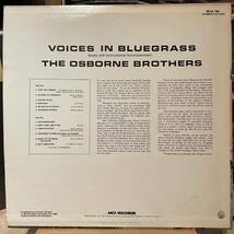 【US盤】 The Osborne Brothers Voices In Bluegrass (1977) MCA-105_画像2