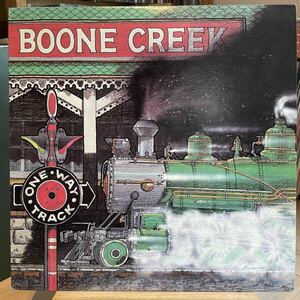 【US盤Org.】 Boone Creek One Way Track (1978) Sugar Hill SH-3701 Ricky Skaggs, Jerry Douglas参加 bluegrass