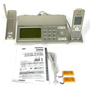 ** Panasonic KX-PZ720 Pamasonic..... digital cordless FAX telephone machine cordless handset 1 pcs attaching trouble telephone measures function installing **