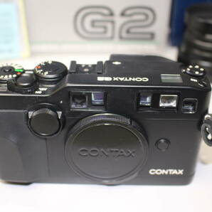 CONTAX G2 ブラックボディ(難あり)、レンズ４本、ストロボセット ワンオーナー個人出品 ジャンク扱いの画像2