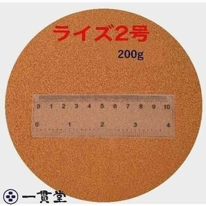 ライズ2号 200g(200g×1袋） (粒径0.36mm) 沈降性 小分け品 メダカ めだか エサ 餌 おとひめ ハイグロウ リッチ 送料無料の画像1