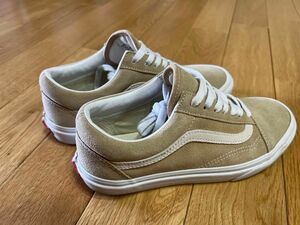 【値下げ】VANS ヴァンズ オールドスクール スエード ベージュ 