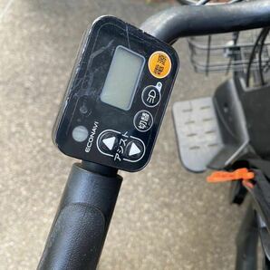 【引取り限定】中古電動アシスト自転車 パナソニック ギュット 前後チャイルドシート付き gyutto カゴ付きの画像3