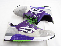 asics × atmos × SNEAKER FREAKER GEL-LITE アシックス アトモス スニーカー フリーカー パープル 28.5cm BOX 付き 中古品 ◆130190_画像2