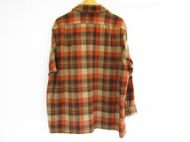 PENDLETON ペンドルトン ウールシャツ チェックシャツ ウールシャツジャケット MADE IN USA 中古品 ◆100264_画像3