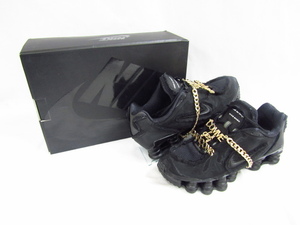 NIKE × COMMEdes GARCONS SHOX TL BLACK CJ0546-001 ナイキ ギャルソン 27.0cm BOXあり 中古品 ★130257