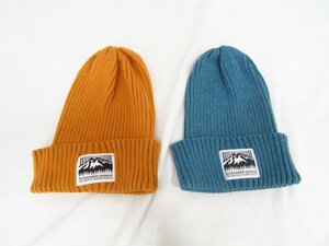 H.R.M ハリウッドランチマーケット MT.RAINIER DESIGN マウントレイニアデザイン ニット帽 ワッチ ビーニー 中古品 ◆5277