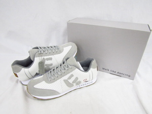 via SANGACIO × BRANDALISED バンクシー MOM WHITE GRAY にゅ～ず 28.0cm BOX 付き 中古品 ★130293