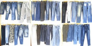  lady's Denim bottom 29 point set sale LEVIS MOUSSY Wrangler other large amount sale stock #5177