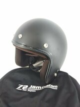 【72JAM HELMET】ジャムテックジャパン 72JAM ジェット ヘルメット　JP MONO HELMET(ブラック)　FREEサイズ_画像1