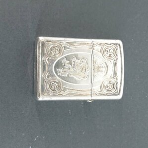 ZIPPO ジッポ― オイルライター ジッポ 深彫アーマーライオン 2008年製の画像2