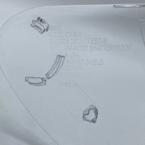 ko0410/04/62 1円～ SHOEI ショウエイ CWR-1 EXCEEDS Z87.1/VESC-8 シールド クリア バイク オートバイ ヘルメット用 SH0214の画像8