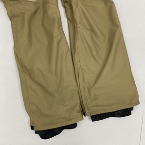 ko0414/05/62 1円～ BURTON バートン スノーボード ウェア パンツ メンズ RESERVE BIB PT カラー：MUSHROOM 150031 08252 サイズS 匂い移りの画像4