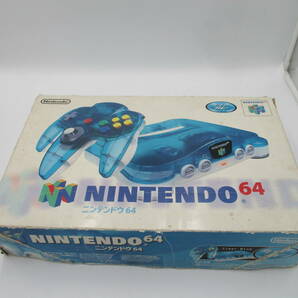 kt0401/03/25 N64本体 Nintendo64 クリアブルー NUS-001の画像1