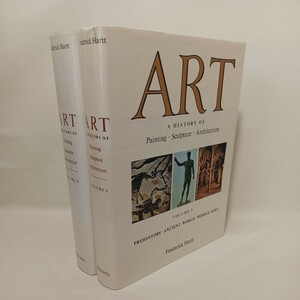 美術洋書「Art: A History of Painting, Sculpture, Architecture (2 vols.)」２冊　芸術 絵画、彫刻、建築の歴史