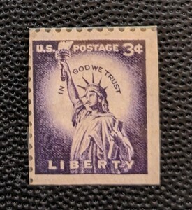 使用済み世界の切手・アメリカ・自由の女神