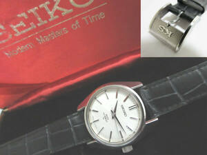  King Seiko 45KS hand winding gold medali on non Date original tail pills. box attaching 