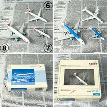 10機 オーストリア航空 エアバスA320 旅客機 模型 まとめ売り 模型飛行機/ボーイング/ヘルパウィングス/航空ファン/完成品モデル_画像6