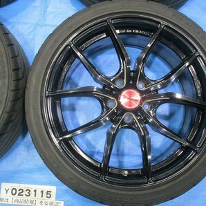 RAYS GRAM LIGHTS 57FXX 18x7.5J +50 5H 114.3 アルミ4本 DC5タイプRで使用 23115【個人宅送料別途加算・S1サイズx4個分】の画像5