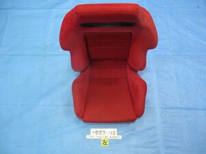 DC2 インテグラ タイプR 00スペック 純正 RECARO レカロ 左 助手席 セミバケットシート 23202【個人宅送料別途加算・Lサイズ】