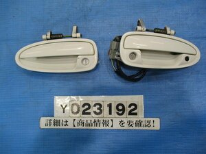 DC2 インテグラ タイプR 00スペック 純正 左右ドア アウターハンドル 白 NH0 23192【個人宅送料別途加算・Sサイズ】