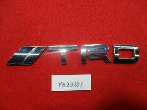 【クリックポスト】 Toyota TRD Emblem 86で使用 23251
