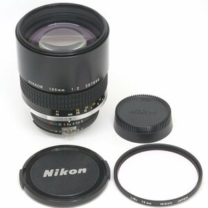 美品！ Nikon ニコン Ai 135mm F2S レンズ （質屋 藤千商店）