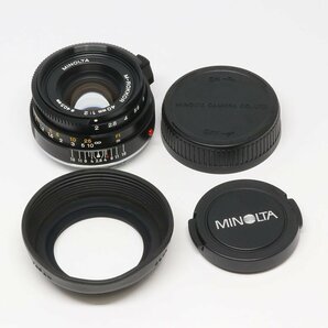 美品！ MINOLTA ミノルタ CLE 40ｍｍ F2 レンズ（質屋 藤千商店）の画像2