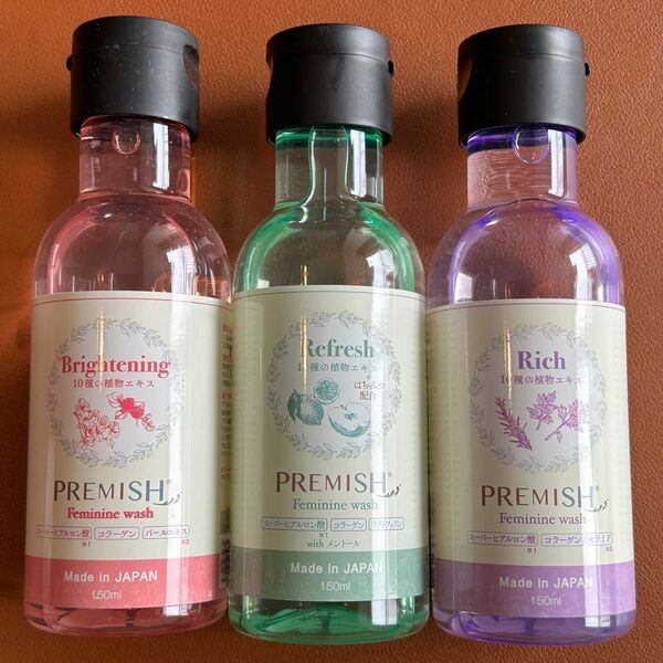 PREMISH プレミッシュ Feminine wash デリケートゾーン ケアソープ 3個 