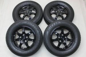 山あり BS VRX2 195/65R15 2022年製 ホイールセット 15インチ 中古スタッドレス 中古ホイール ノア ヴォクシー エスクァイア