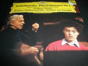 カラヤン 80s キーシン チャイコフスキー ピアノ協奏曲 スクリャービン 練習曲 小品 ベルリン・フィル オリジナル 紙ジャケ 美品