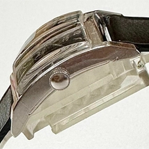 865 希少 グリュエン カーベックスCal.370ブラックダイヤル腕時計メンズ手巻きレディース1940年代17石GRUENアンティーク/レクタン/スクエア_画像5