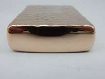 未使用品？Zippo Solid Copper ソリッドカッパー 槌目打ち加工 2003 1_画像3