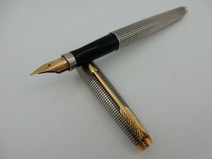 PARKER パーカー 75 万年筆 スターリングシルバー 14Kペン先 XF 2