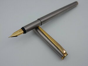 MONTBLANC モンブラン ノブレス 万年筆 14Kペン先 シルバー・ゴールド 現状で 1