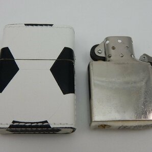 美品 Zippo 2002 FIFA WORLD CUP KOREA JAPAN 日韓ワールドカップ 革巻き 1999 現状で 1の画像8