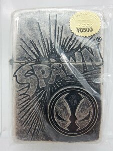 未使用品 Zippo SPAWN スポーン・ロゴ・銀バレル AC-005 1997 現状で1