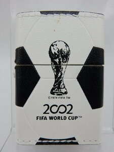 美品 Zippo 2002 FIFA WORLD CUP KOREA JAPAN 日韓ワールドカップ 革巻き 1999 現状で 1