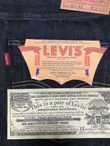 【新品】Levi's Vintage Clothing LVC リーバイス 501XX 未洗いリジット1955年モデル 日本製　W36 L34 セルビッチデニム_画像3