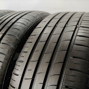 ◆M-342◆205/55R16 MINERVA RADIAL F209 21年製 中古社外ホイール付き夏スタイヤ4本セット オーリス カムリ リーフ アベニールなどの画像6