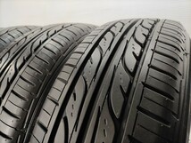 ◆M-79◆175/65R14 ダンロップ EC202 22年製 中古社外ホイール付き夏タイヤ4本セット アクア カローラ フィットなど_画像7