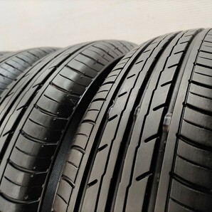 ◆M-392◆145/80R13 ヨコハマ BIu Earth-Es Es32 22年製 中古社外ホイール付き夏タイヤ4本セット モコ スペーシア アルト ミラなどの画像7