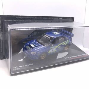 FE16 1円スタート デアゴスティーニ　ラリーカーコレクション　1/43 ミニカー　【未使用品】　スバル SUBARU インプレッサ　WRC 2003