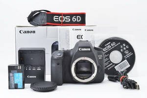 【美品】 Canon キャノン EOS 6D ボディ フルサイズ 元箱付属品完備 ★