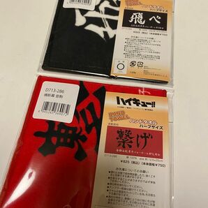 ハイキュー　ハンドタオル　ハーフサイズ　横断幕　飛べ　繋げ　2点