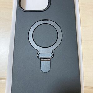 iPhone 15 Pro Max ケース　MagSafe対応スタンド　黒 耐衝撃 全面保護