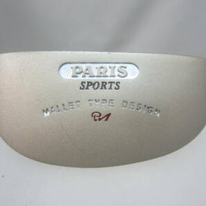 ★87） パター・PARIS SPORTS 「MALLET TYPE/DESICH」 サイズ約）84.3㎝【33インチ】/約330g ※使用感現状品■120の画像1